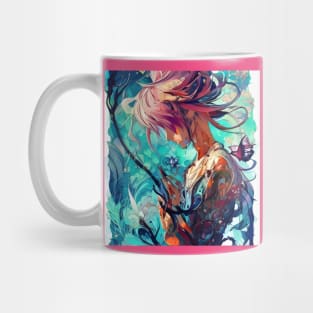 Fantastical Manga Flower Girl Mug